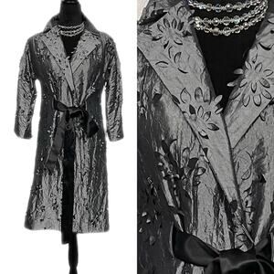 EUC 4 - Don Caster Collection Floral Cut Away Jacket